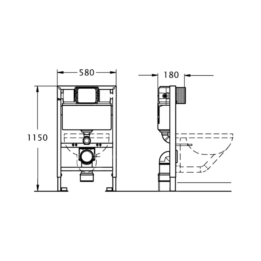 Інсталяція для унітаза Azzurra B1920