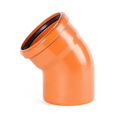 Коліно ПВХ каналізаційне 160, 30°