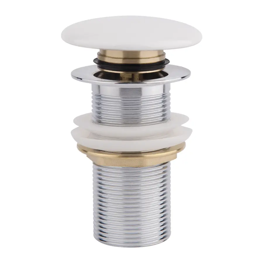 Донный клапан для раковины Qtap F008 70х70х220 White