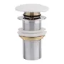 Донный клапан для раковины Qtap F008 70х70х220 White