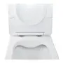 Унітаз підвісний Qtap Swan безобідковий з сідінням Soft-close QT16335178W