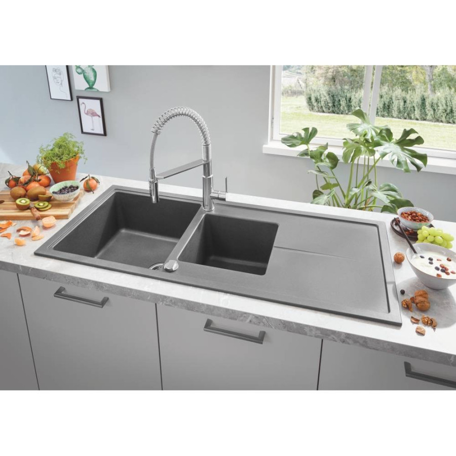 Кухонная гранитная мойка Grohe Sink K400 31643AT0