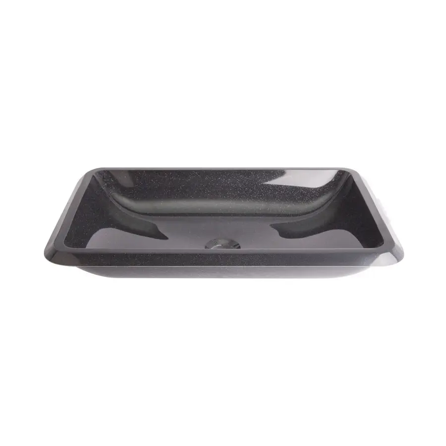 Раковина для ванны GF (ONY-04) 590х390 / 110 черная