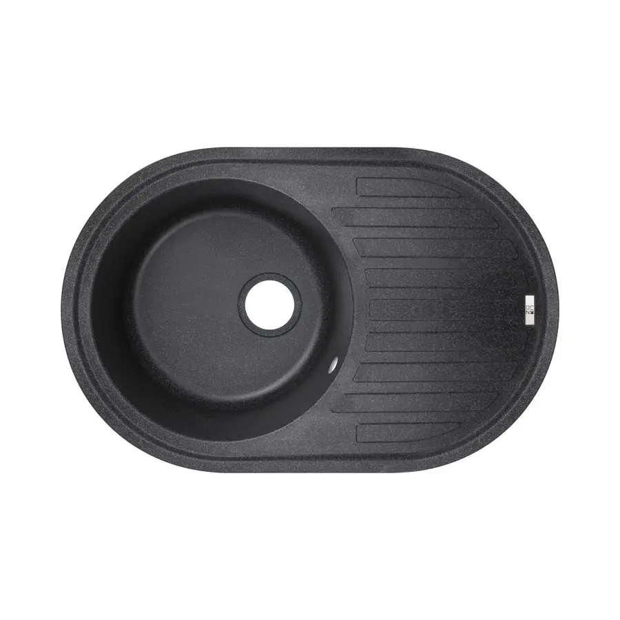 Кухонна гранітна мийка Lidz 780x500/200 BLA-03 (LIDZBLA03780500200)