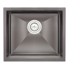 Кухонна мийка Qtap D4843BL 2.7/1.0 мм Black (QTD4843BLPVD2710)