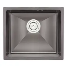 Кухонна мийка Qtap D4843BL 2.7/1.0 мм Black (QTD4843BLPVD2710)