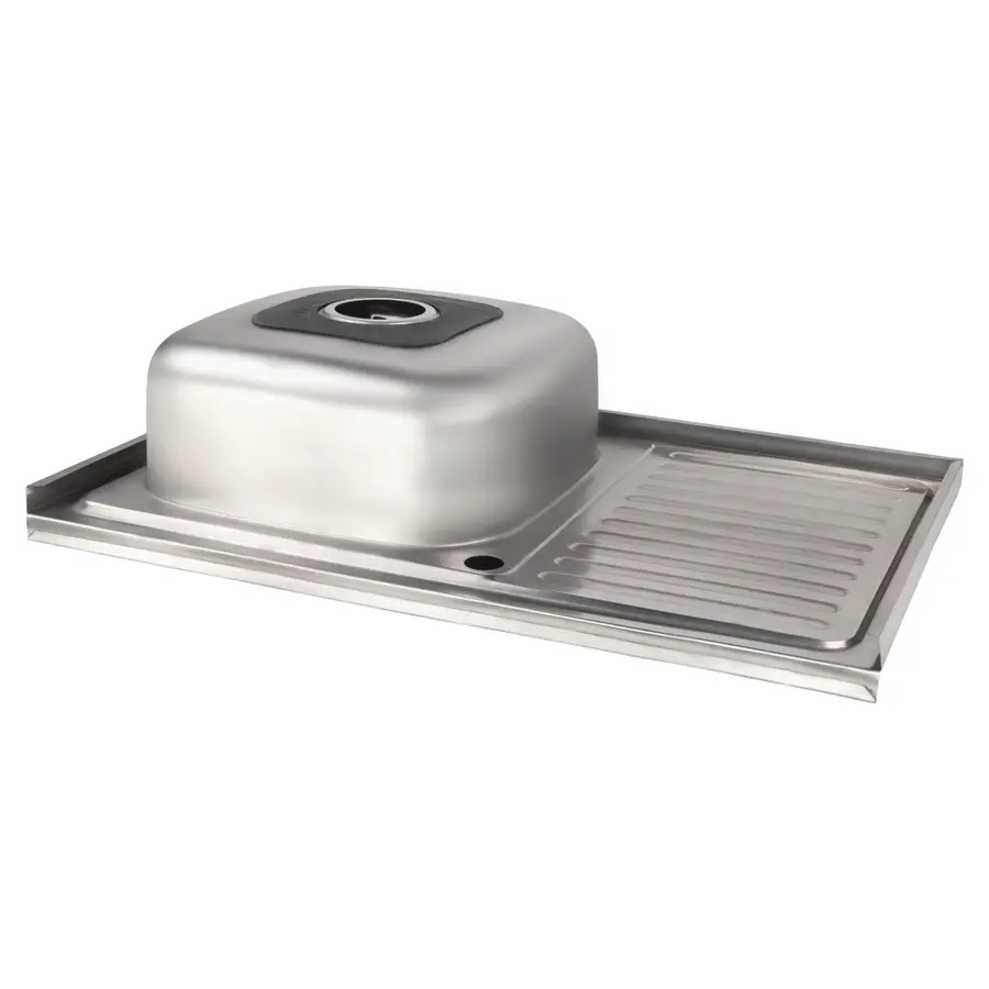 Кухонная мойка Lidz 5080-L 0,8 мм Polish (LIDZ5080LPOL08)