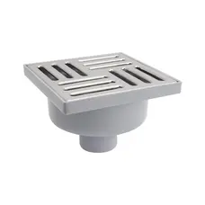 Трап ANI Plast TA5212EU вертикальний з нержавіючою решіткою 150х150