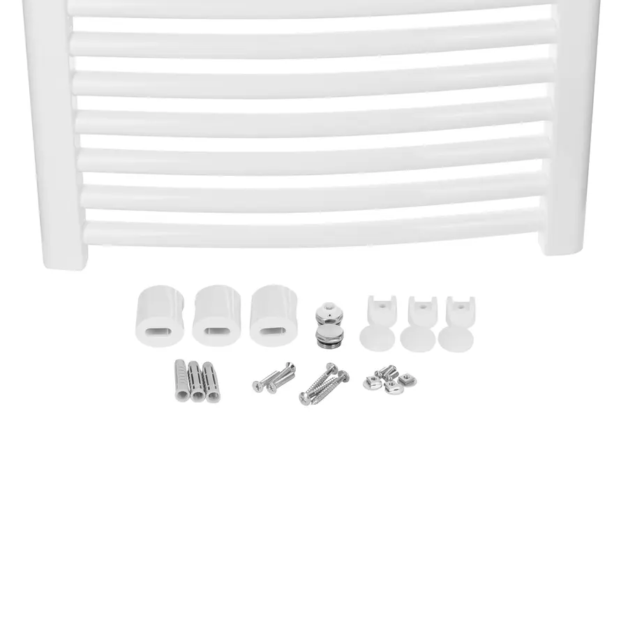 Сушилка Полотенцесушитель водяной Qtap Evia (WHI) P15 800x500 HY