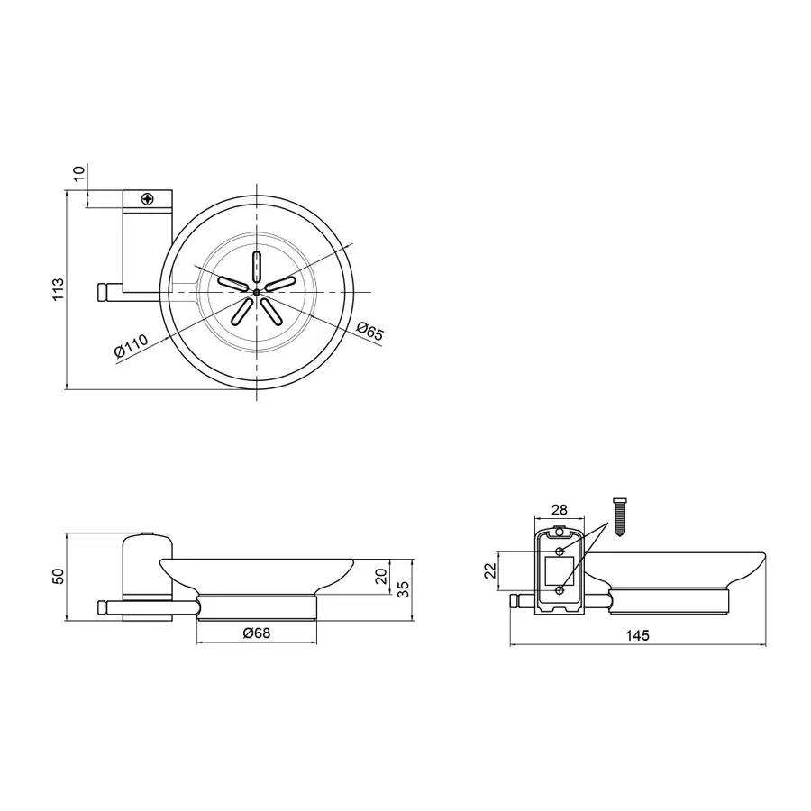 Мильниця Lidz (CRM) 123.02.01