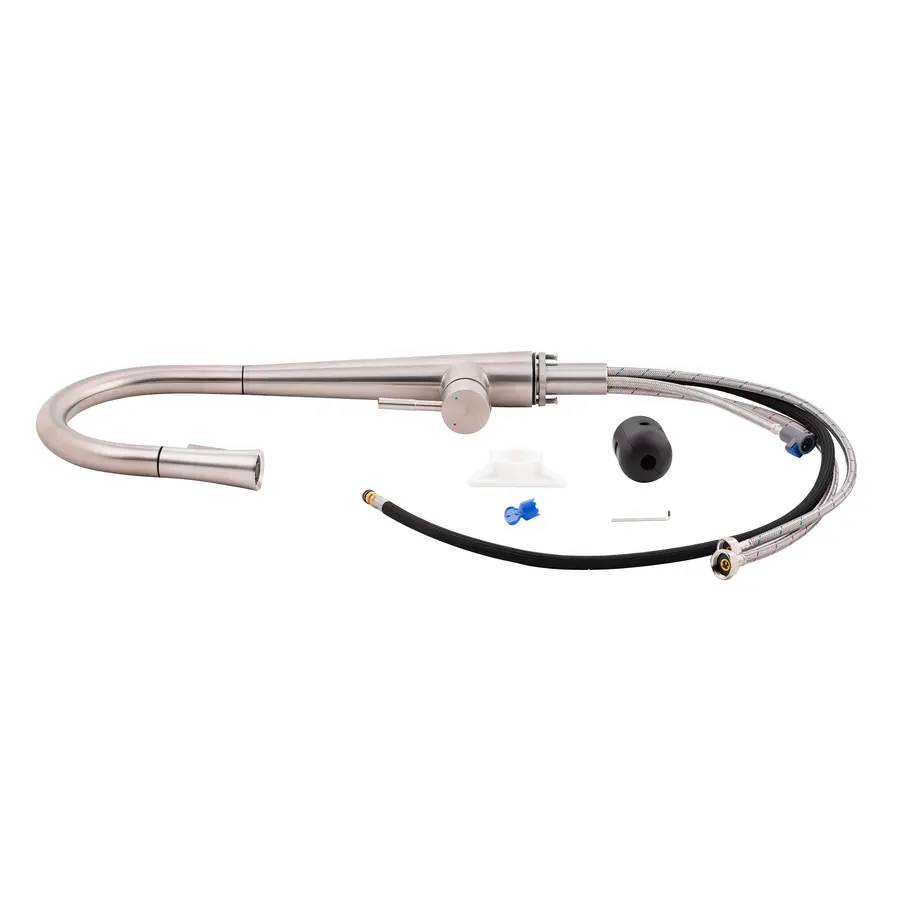 Змішувач для кухні Qtap Evicka 9135103UN з висувним виливом