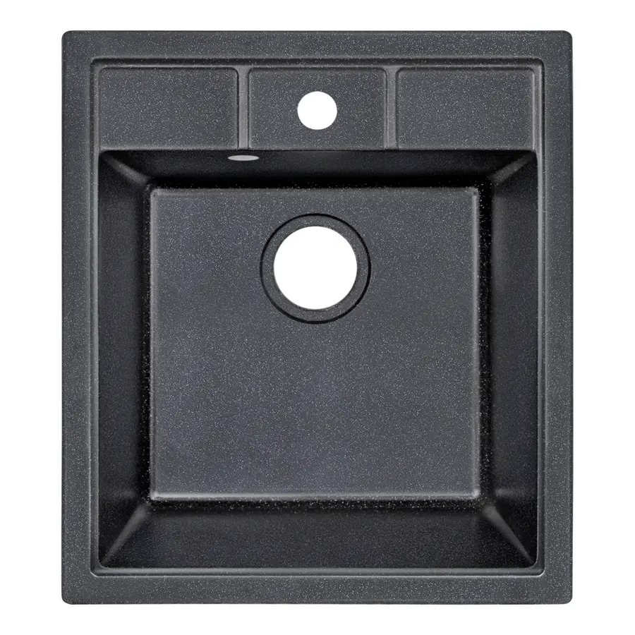 Кухонна гранітна мийка Lidz 460х515/200 BLM-14 (LIDZBLM14460515200)