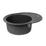 Кухонна гранітна мийка Lidz 620x500/200 GRF-13 (LIDZGRF13620500200)