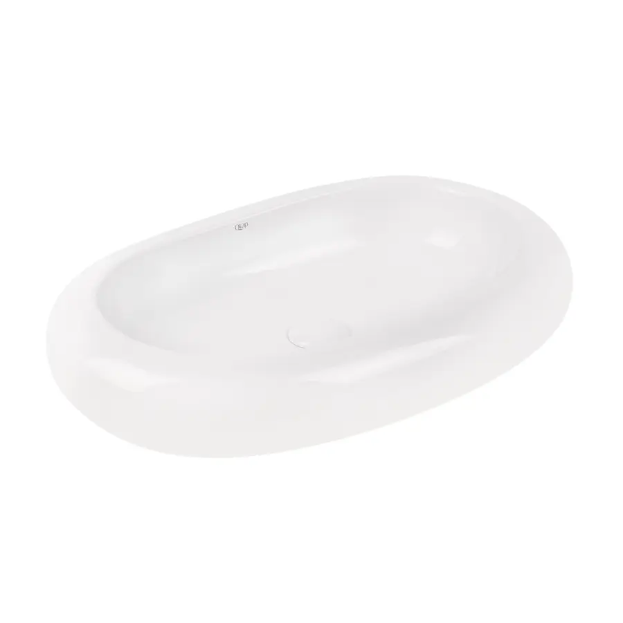 Раковина-чаша Qtap Robin 635x420x105 White з донним клапаном QT13113075W