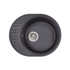 Кухонна гранітна мийка Qtap CS 6151 Beton (QT6151BET502)