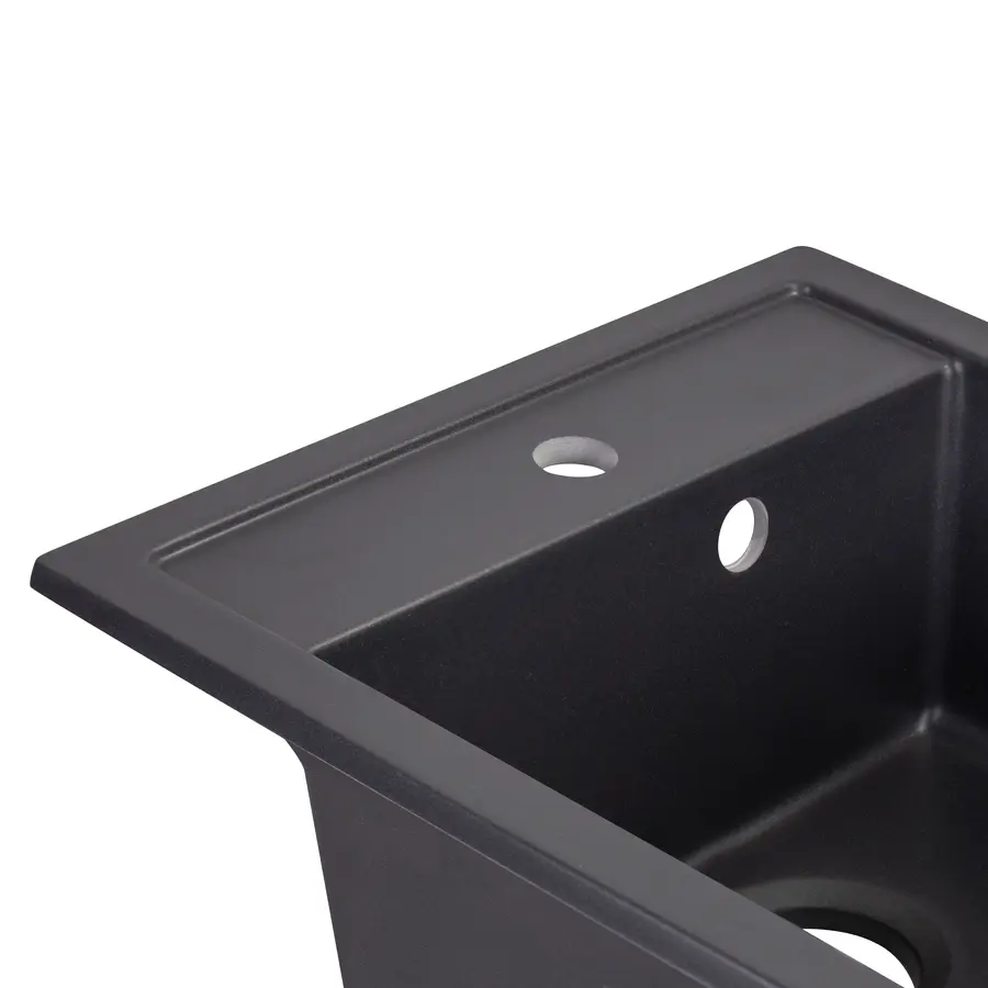 Кухонная гранитная мойка Qtap CS 5046 Beton (QT5046BET502)