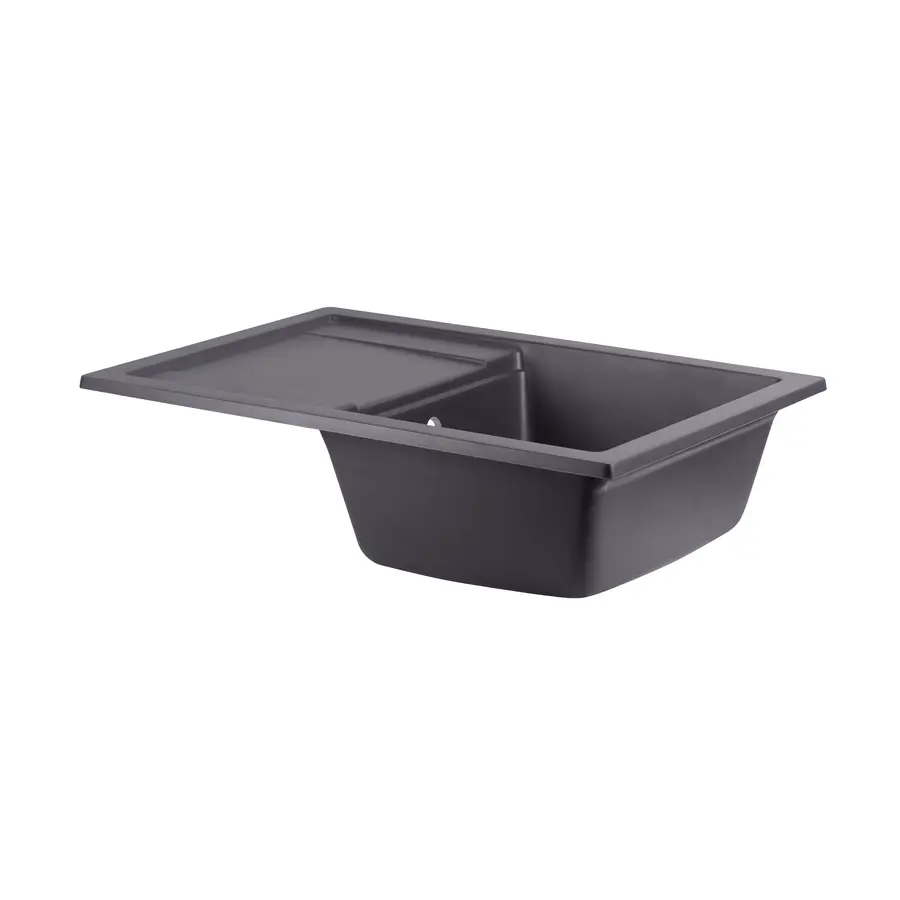 Кухонна гранітна мийка Qtap CS 7449 Beton (QT7449BET502)