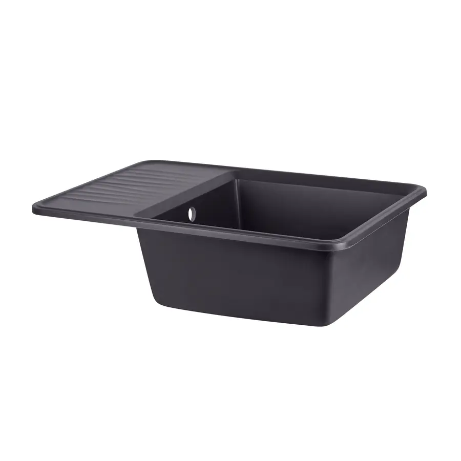 Кухонна гранітна мийка Qtap CS 7440 Beton (QT7440BET502)