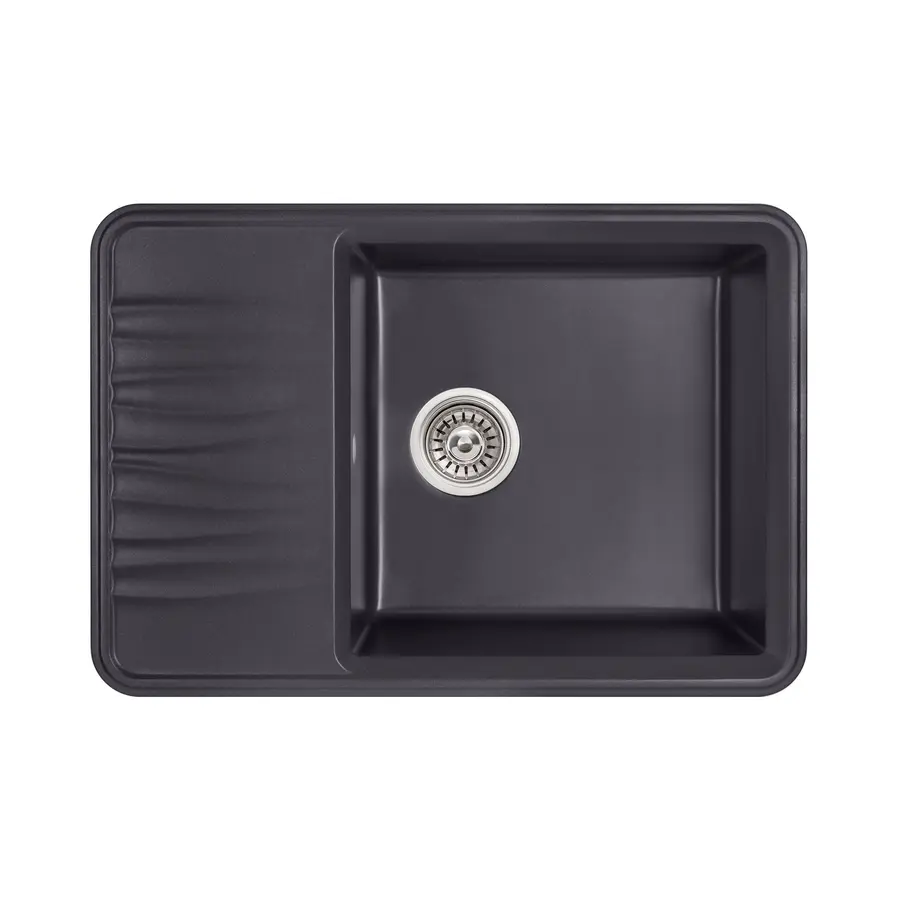 Кухонна гранітна мийка Qtap CS 7440 Beton (QT7440BET502)