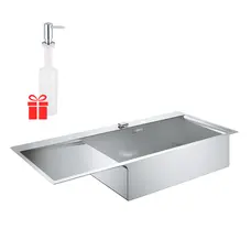 Мийка кухонна Grohe K1000 31582SD0 + дозатор для миючого засобу Contemporary 40536000