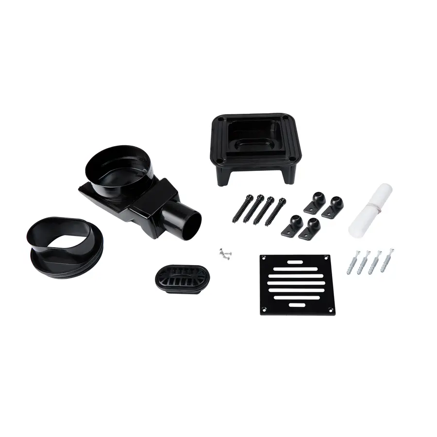 Трап Qtap Pisces BLA6011304 точечный с комбинированным закрыл и нержавеющей решеткой