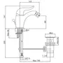 Смеситель для биде Bianchi Aladino BIDALD2003ALDIACRM с донным клапаном