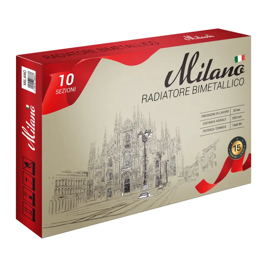 Радиатор биметаллический Heat Line М-500S / 80