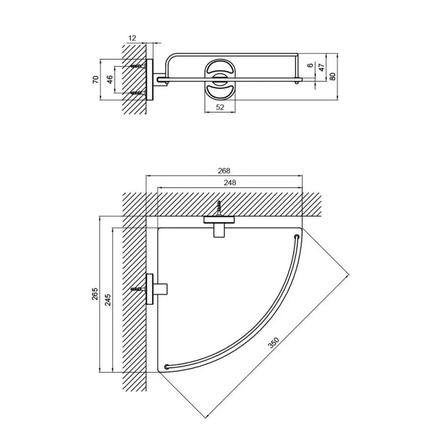 Полиця Lidz (CRG) 114.10.01