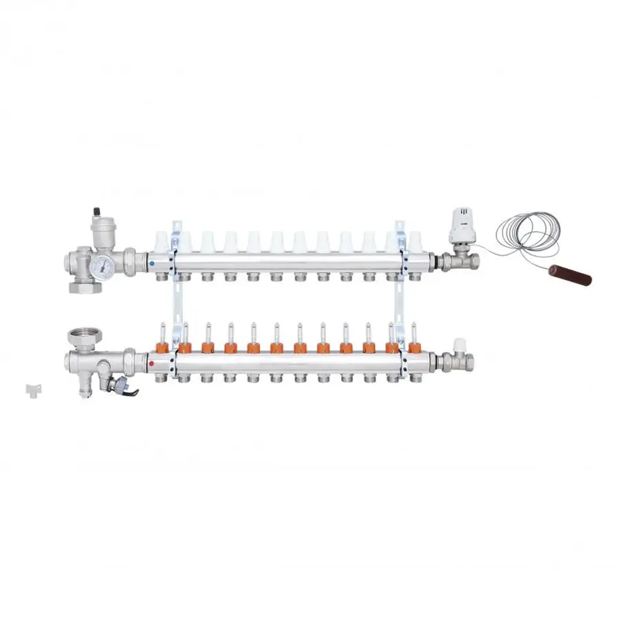 Колекторна група Icma 3/4" 12 виходів, з витратоміром №A3K013