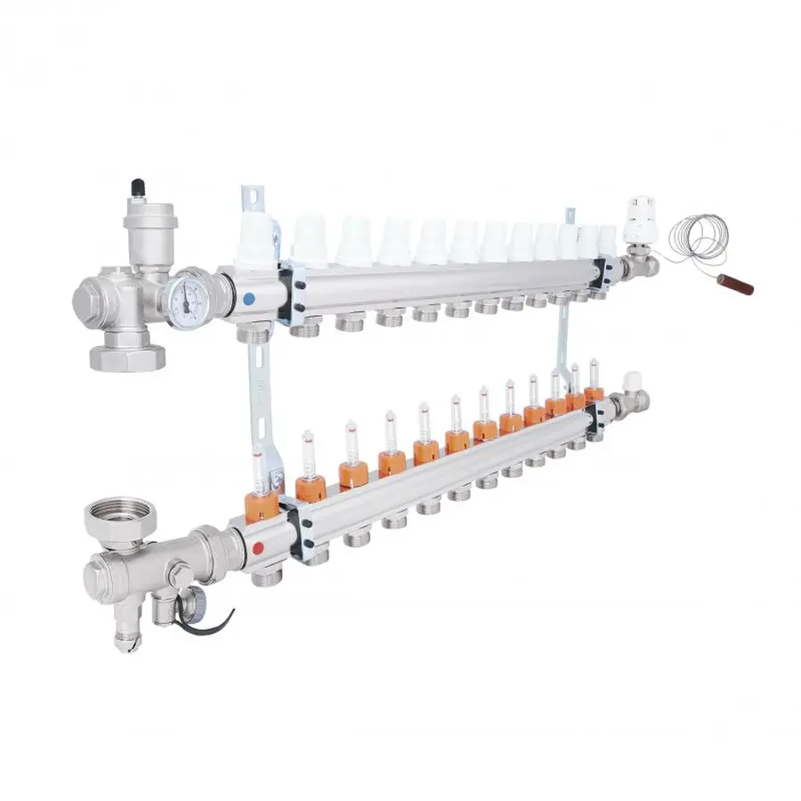 Колекторна група Icma 3/4" 12 виходів, з витратоміром №A3K013