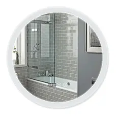 Дзеркало Qtap Mideya 600х600 (DC-F807) з LED-підсвічуванням та антизапотіванням QT2078F807W