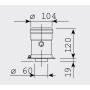 Коаксіальний конденсатозбірник Sime для конденсаційних котлів 60/100 140 мм