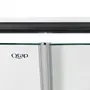 Душові двері в нішу Qtap Gemini CRM209.C6 90х190 см, скло Clear 6 мм, покриття CalcLess
