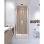 Душові двері в нішу Qtap Gemini CRM209.C6 90х190 см, скло Clear 6 мм, покриття CalcLess