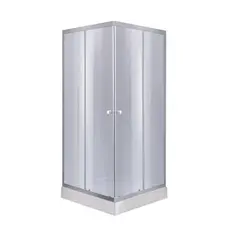 Душова кабіна Lidz Wawel SC90x90.SAT.LOW.GR, скло тоноване 4 мм