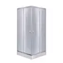 Душова кабіна Lidz Wawel SC90x90.SAT.LOW.GR, скло тоноване 4 мм