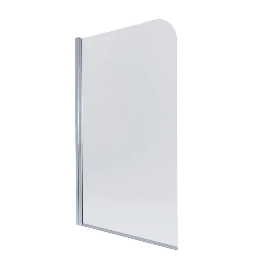 Штора на ванну Lidz Brama SS80x140L.CRM.FR скло Frost 6 мм, ліва