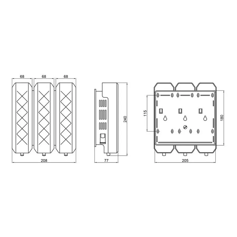 Диспенсер для рідкого мила Qtap Davcovac mydla DM350CP3