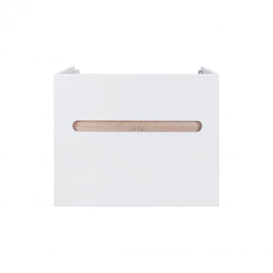 Тумба підвісна Qtap Virgo 700х580х437 White/Whitish oak QT1874TPА701W