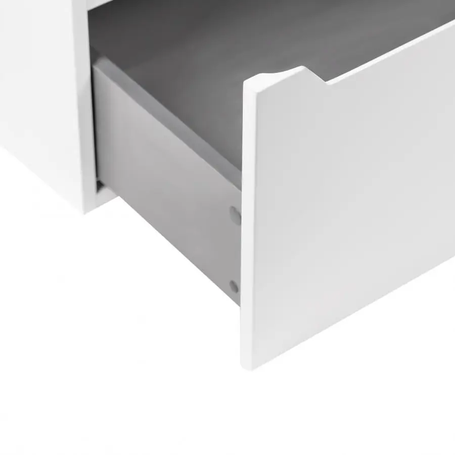 Комплект Qtap Scorpio 605х585х460 White тумба підвісна + раковина урізна QT1472TPВ6013060CW