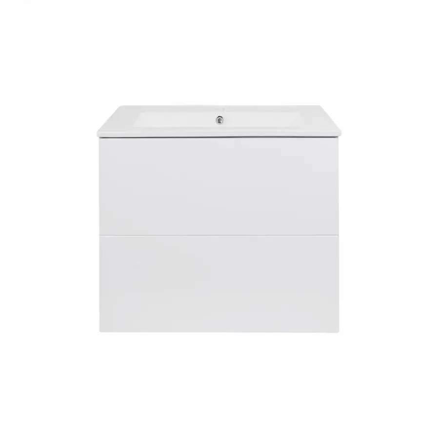 Комплект Qtap Tern 600х580х437 White тумба підвісна + раковина урізна QT1772TPL6013060CW
