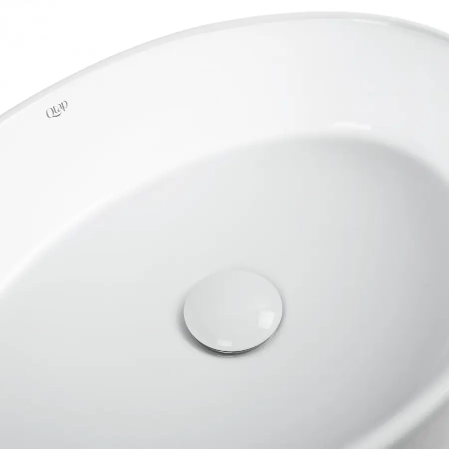 Раковина-чаша Qtap Kolibri 500x360x140 White з донним клапаном QT10113054W