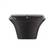 Раковина підвісна моноблок Qtap Crow 600х430х385 Matt black з донним клапаном QT0511G835MB Раковина підвісна моноблок Qtap Crow 600х430х385 Matt black з донним клапаном QT0511G835MB