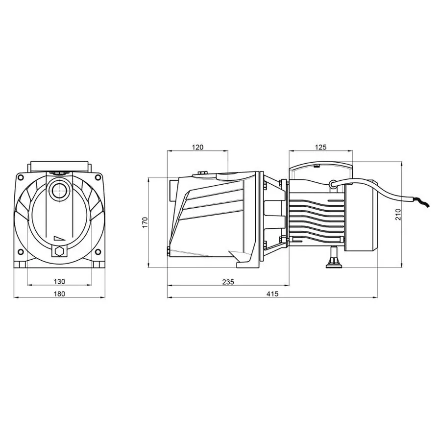 Насос самовсмоктувальний відцентровий Thermo Alliance D-JNWm-12M 0,92 кВт