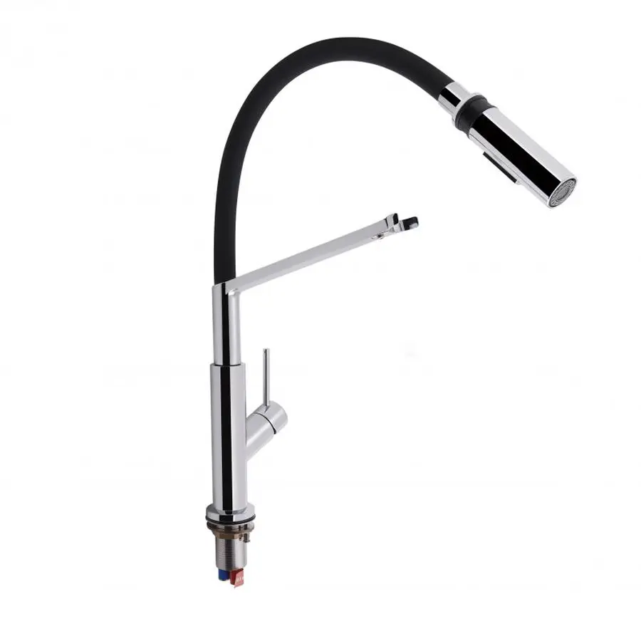 Змішувач для кухні Qtap Katuska 91103AFN з рефлекторним виливом