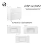 Тумба підлогова Qtap Scorpio 1000х825х500 WHITE QT1473TNВ101NW