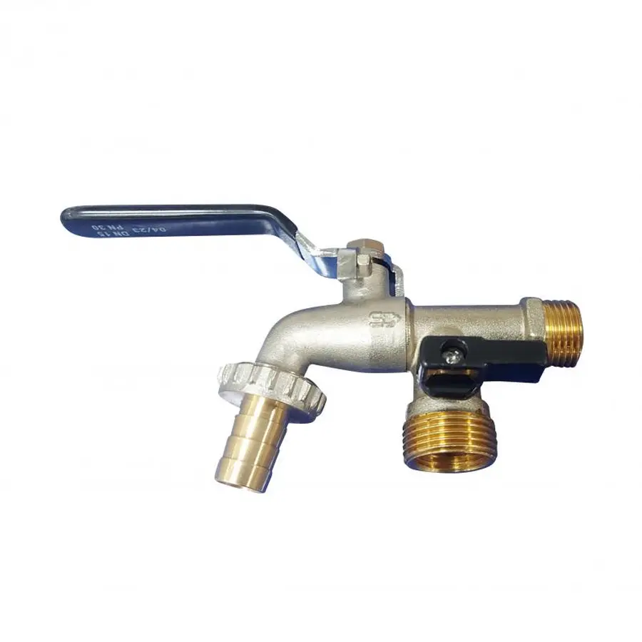 Кран поливальний SD Plus 1/2" ЗР 2 виходи SD141W15