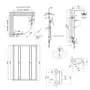 Готове рішення Qtap 6: Душ. кабіна півкругла, 90x90 + Душ. панель + Змішувач для душу