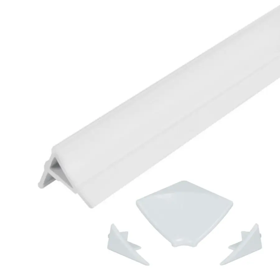 Набір декоративні планки для піддону та ванни (2x2м) + з'єднання + 2 ковпачки Qtap WCS031