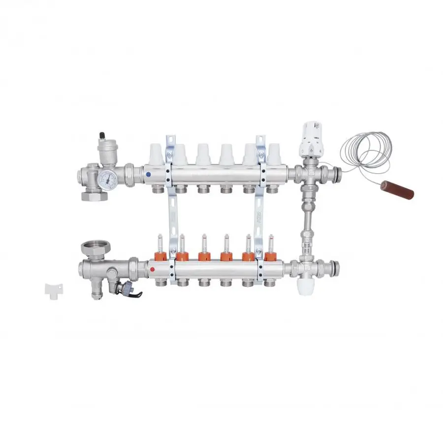 Колекторна група Icma 1" 6 виходів, з витратоміром №K0111
